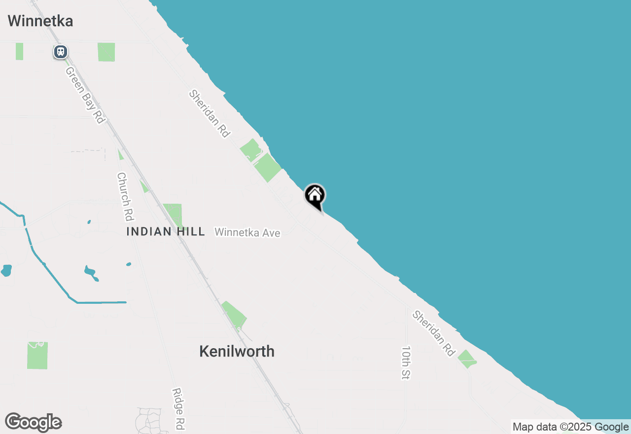 Map of 455 Sheridan Road, Kenilworth, IL 60043