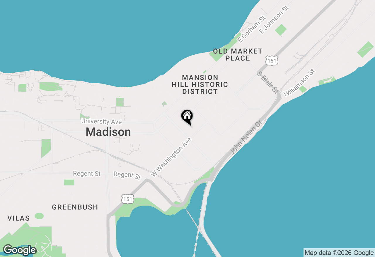 Map of 333 W Mifflin Street #8100, Madison, WI 53703