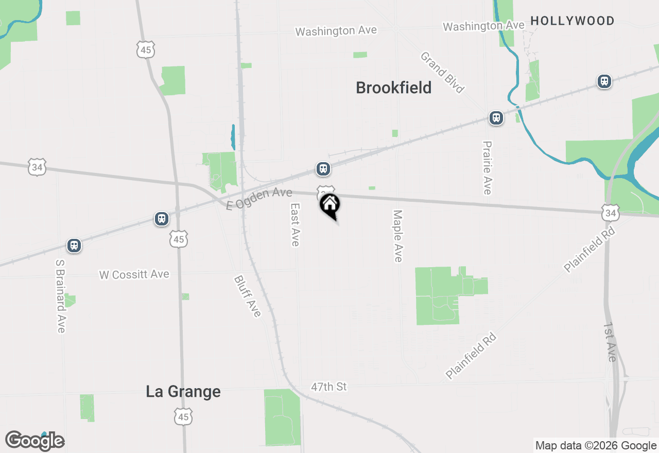 Map of 4159 Dubois Boulevard, Brookfield, IL 60513