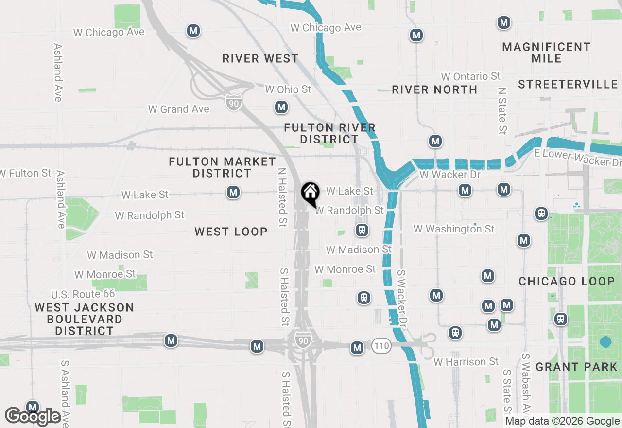 Map of 659 W Randolph Street #1711, Chicago, IL 60661