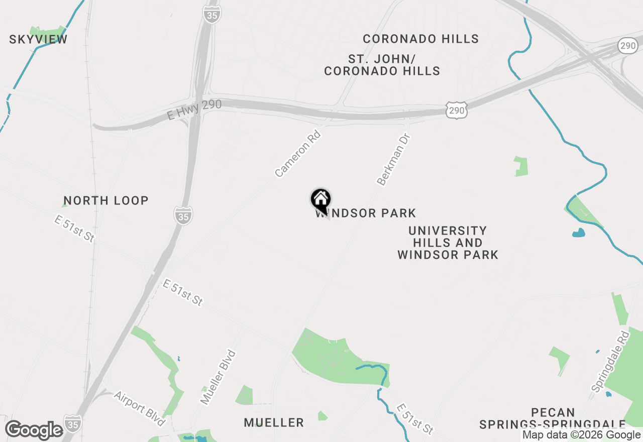 Map of 1500 Northridge Dr, Austin, TX 78723