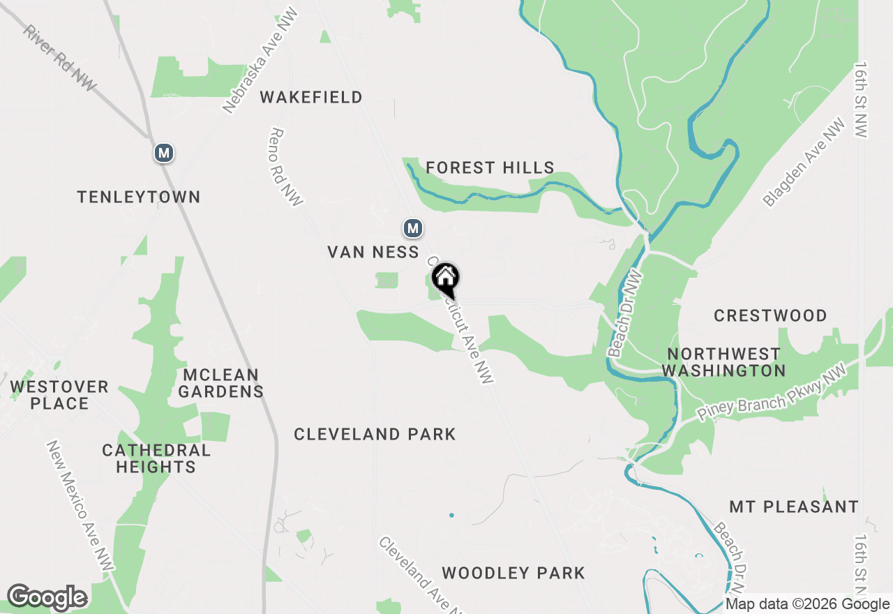 Map of 3000 Tilden Street Nw #501-I, Washington, DC 20008
