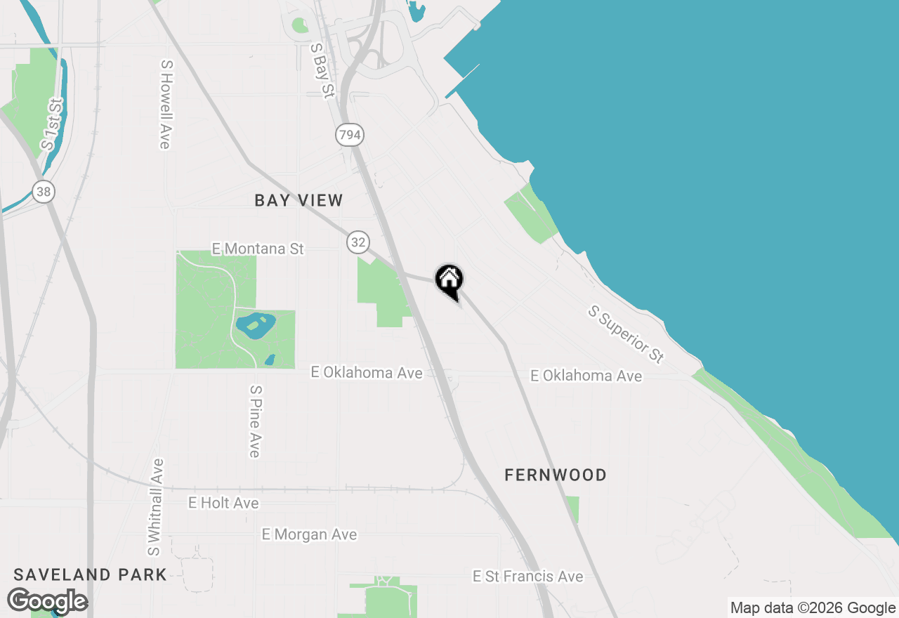 Map of 2853 S Ellen St, Milwaukee, WI 53207