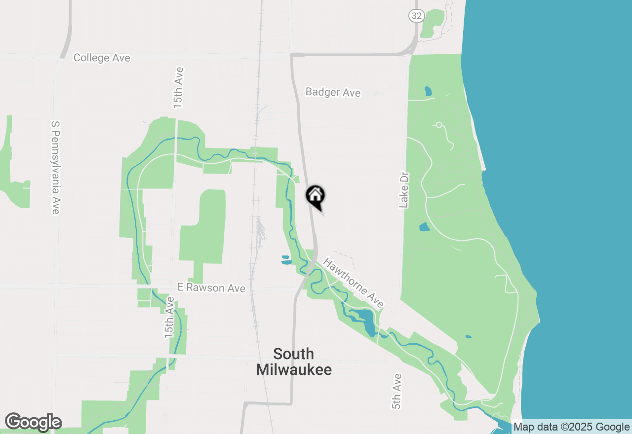 Map of 1017 N Chicago Ave, South Milwaukee, WI 53172