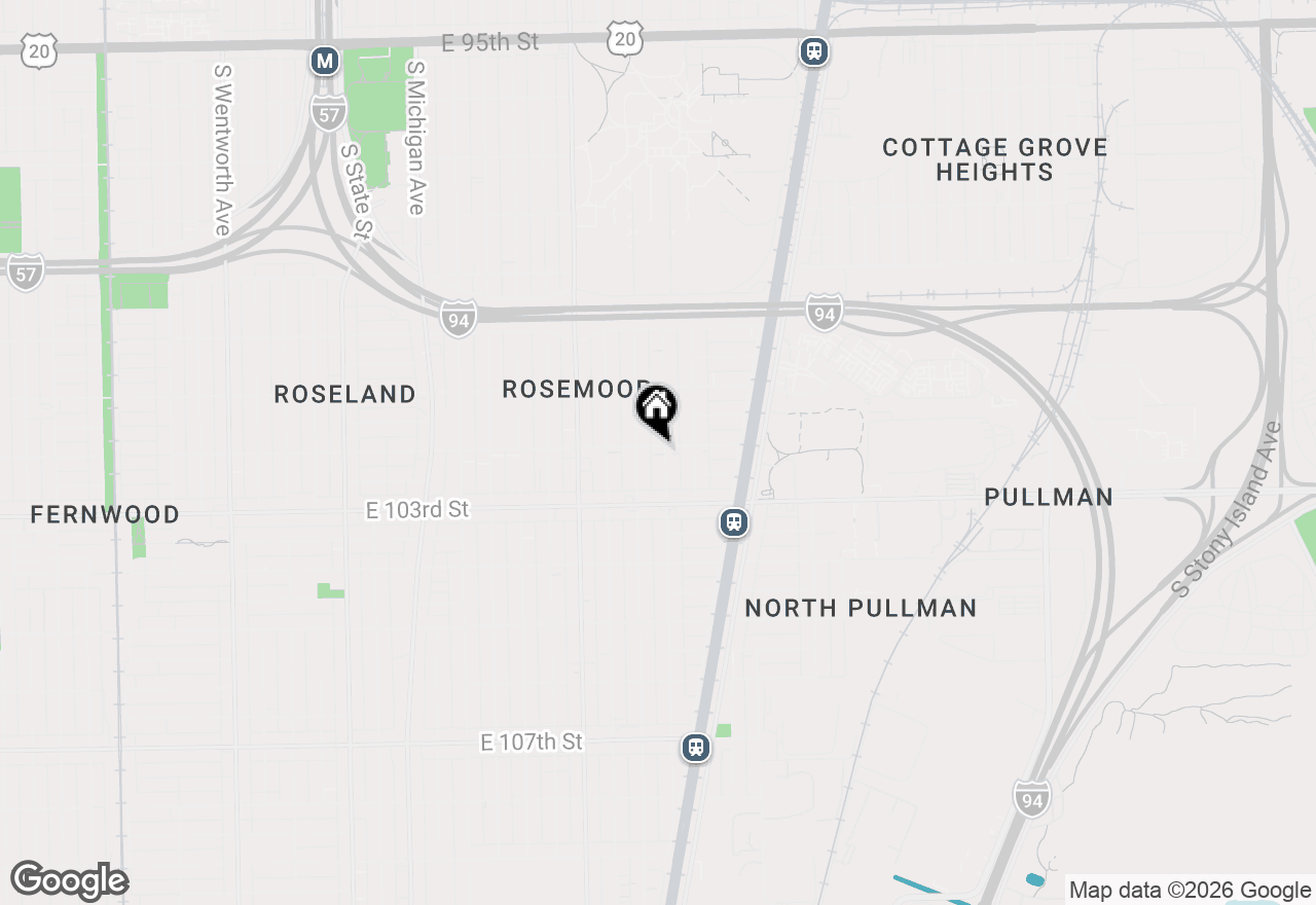 Map of 10200 S Rhodes Avenue, Chicago, IL 60628
