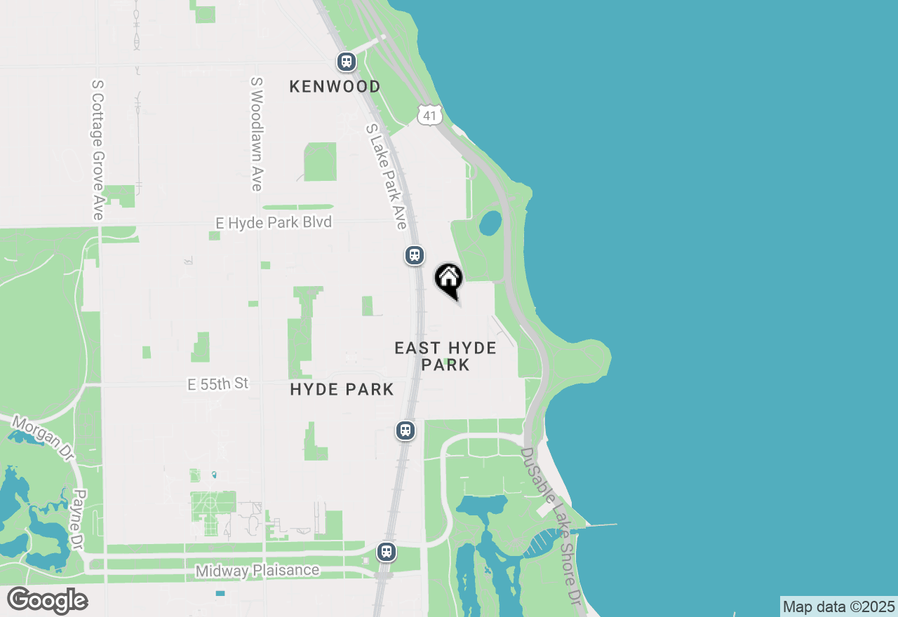 Map of 5337 S Cornell Avenue #2, Chicago, IL 60615