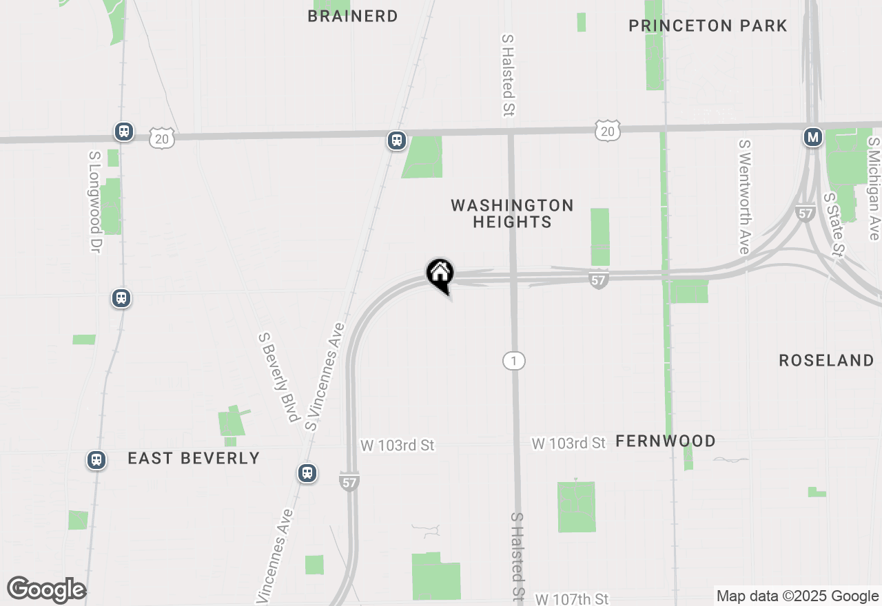 Map of 9921 S Morgan Street, Chicago, IL 60643