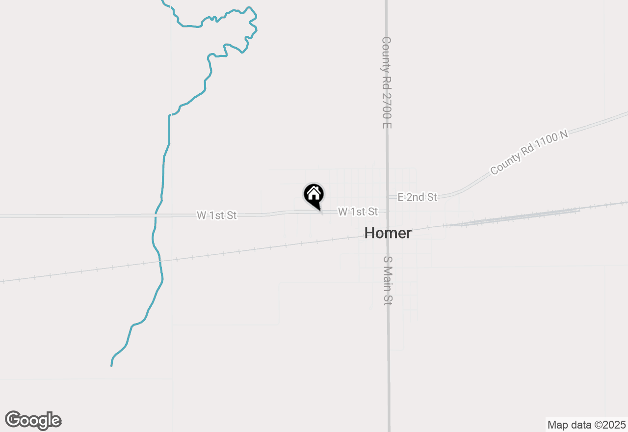Map of (Address confidential), Homer, Illinois 61849