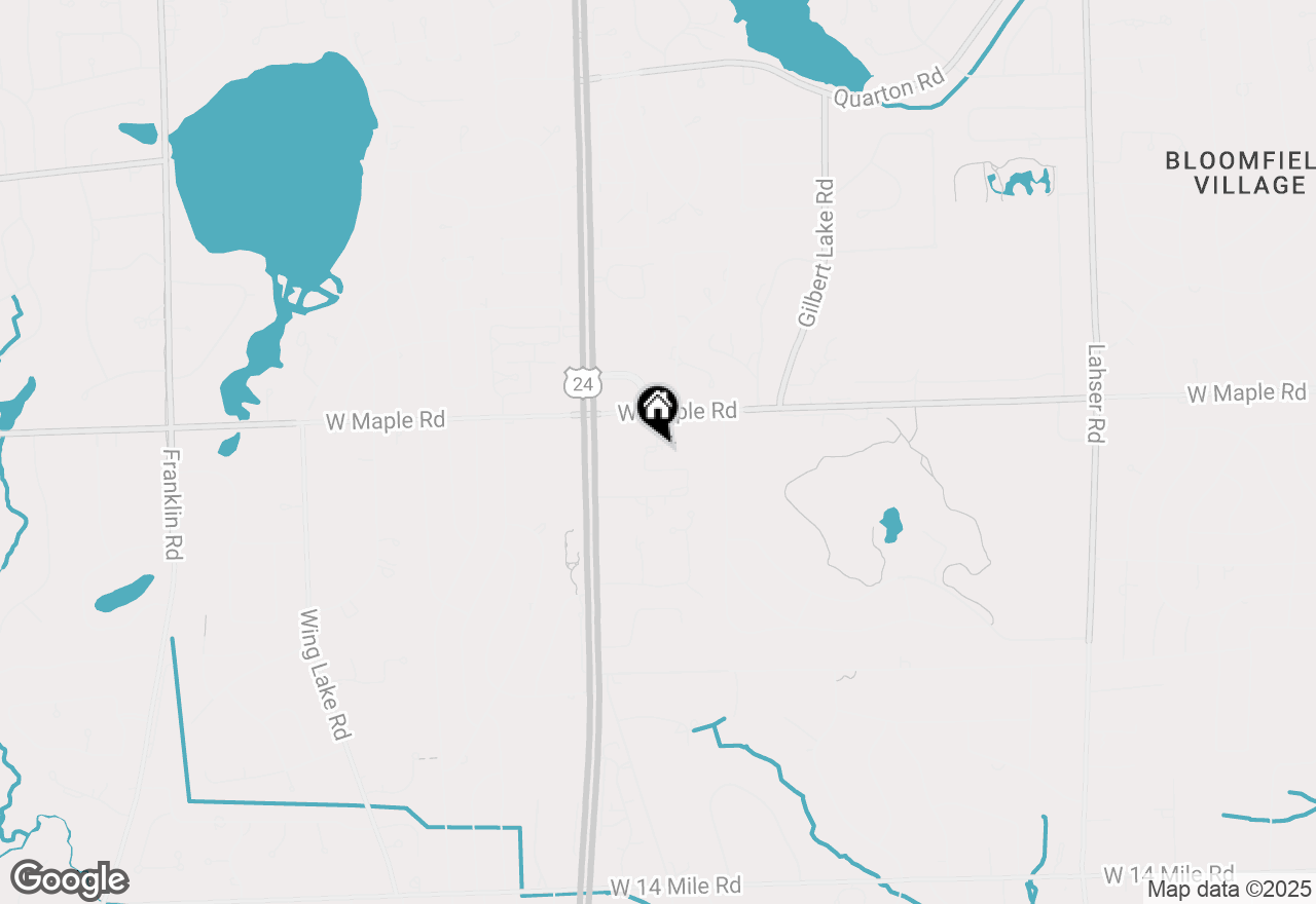 Map of 4047 W Maple Road #B201, Bloomfield Hills, MI 48301