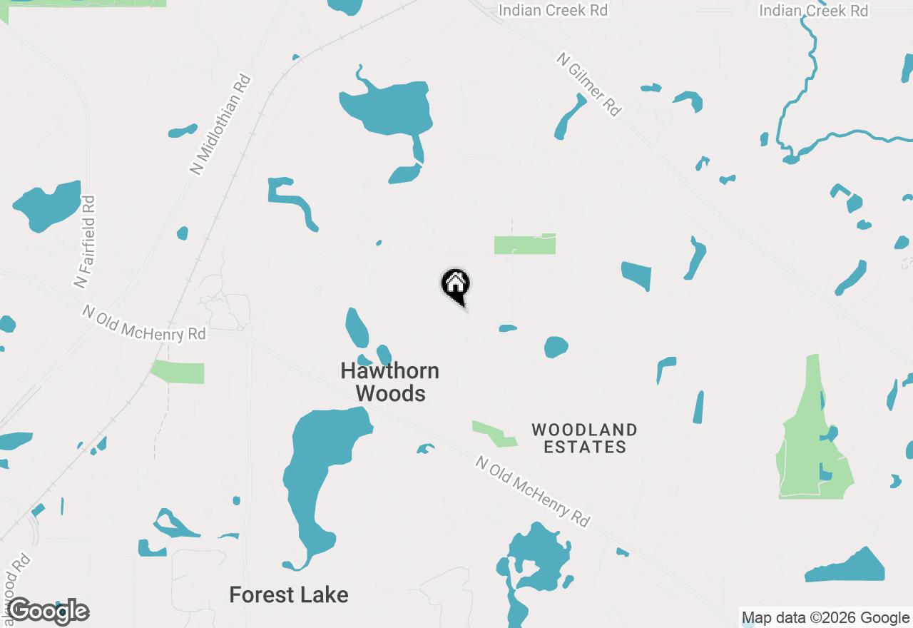 Map of 18 Lynn Drive, Hawthorn Woods, IL 60047