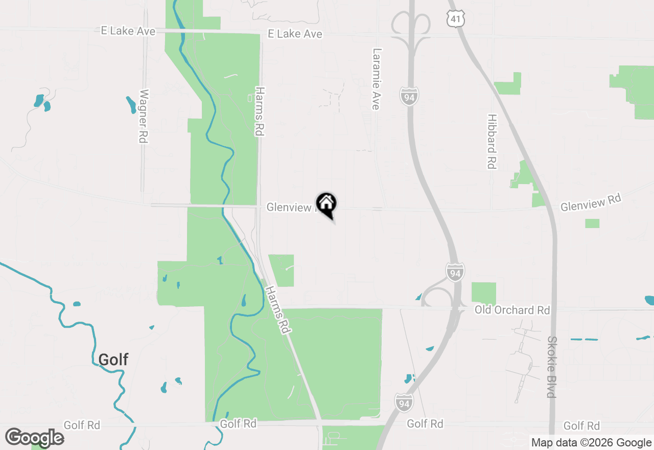 Map of 716 Indian Road, Glenview, IL 60025