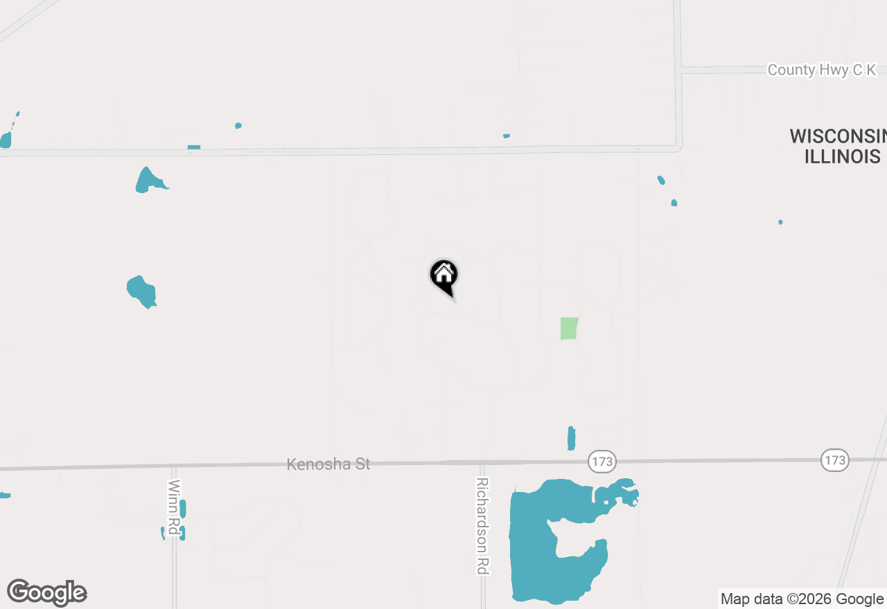 Map of 1702 Breezy Lawn Road, Spring Grove, IL 60081