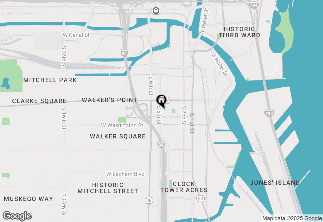 Map of 906 S 5th St #201, Milwaukee, WI 53204
