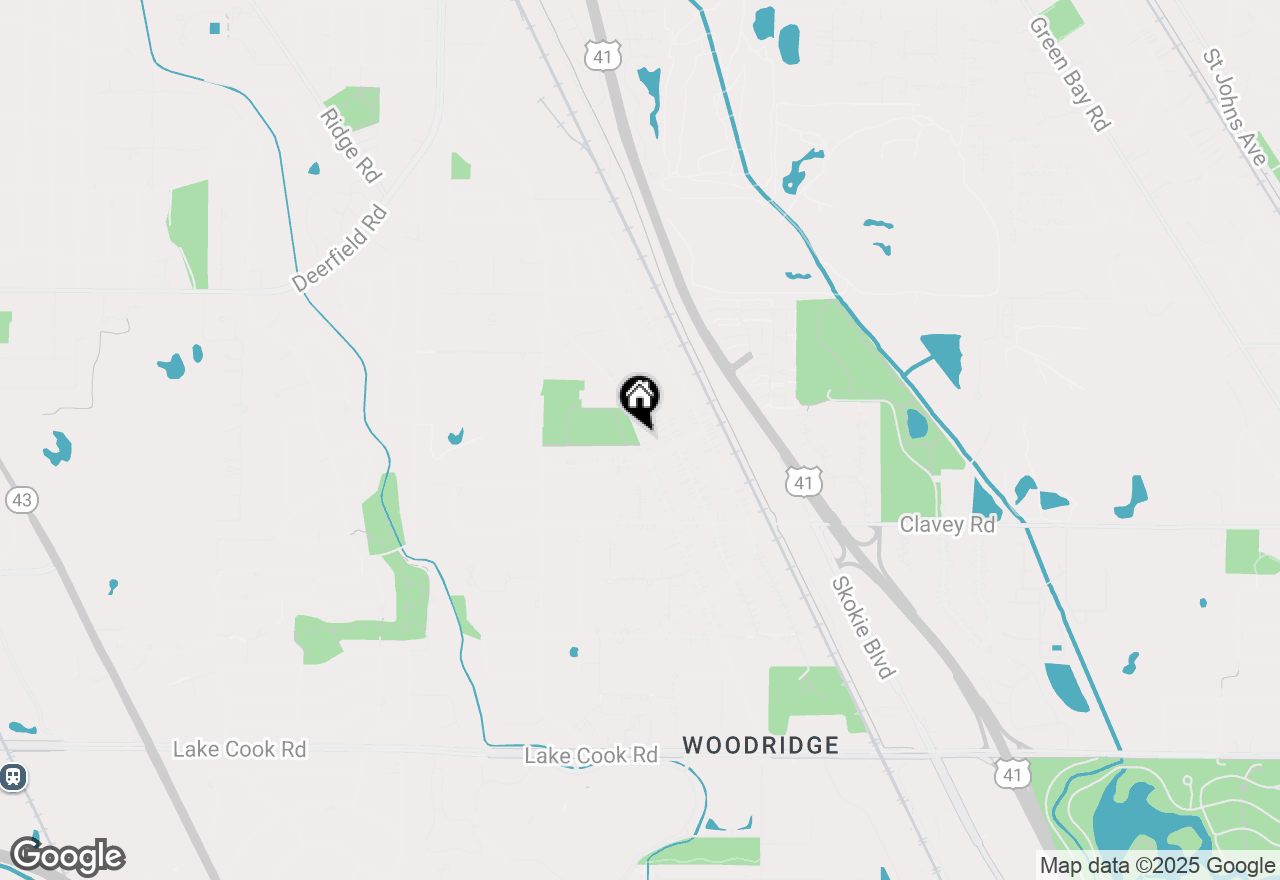 Map of 565 Ridge Road, Highland Park, IL 60035