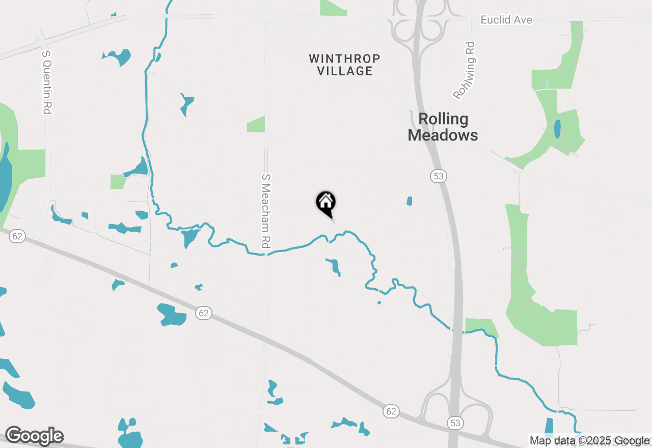 Map of 200 Edgewood Lane, Palatine, IL 60067