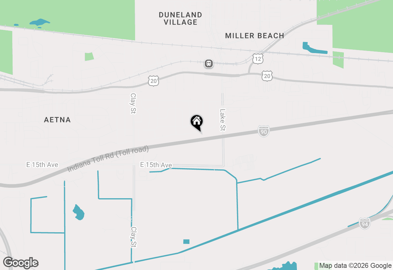 Map of 5617 E 13th Place, Gary, IN 46403