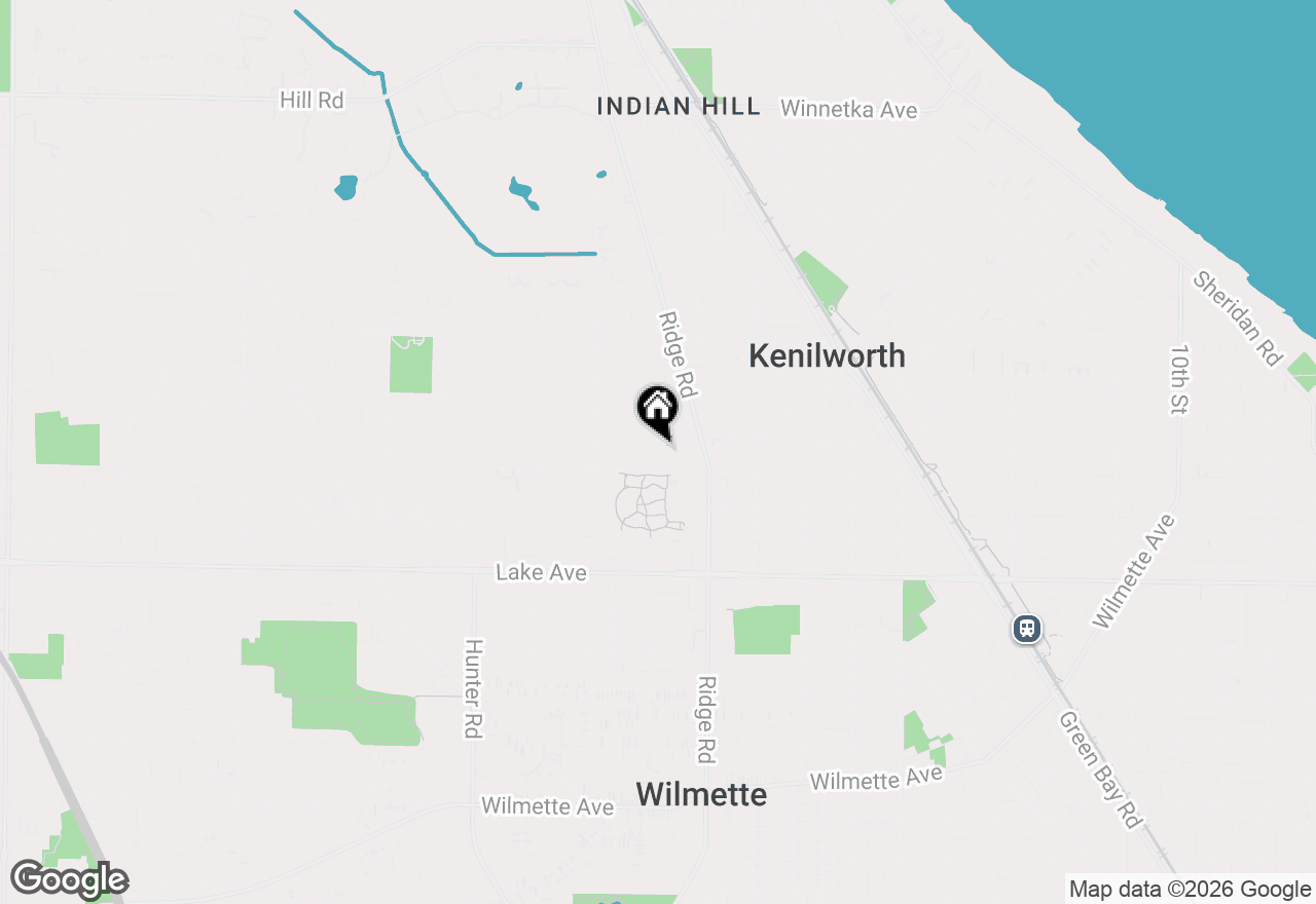 Map of 1943 Greenwood Avenue, Wilmette, IL 60091