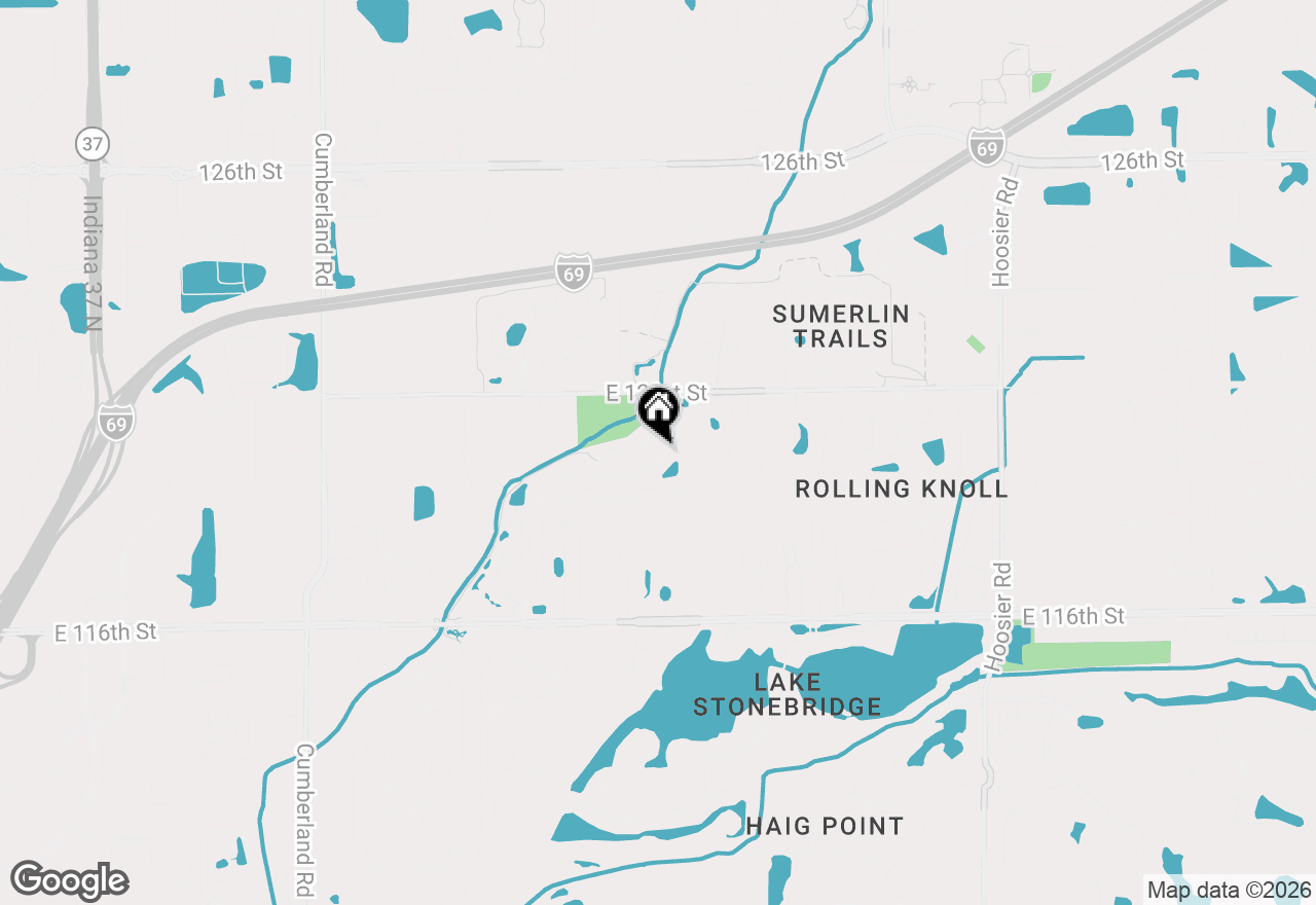 Map of 10600 Sand Creek Boulevard, Fishers, IN 46037