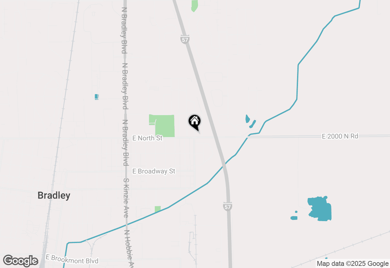 Map of 380 N Van Buren Avenue, Bradley, IL 60915