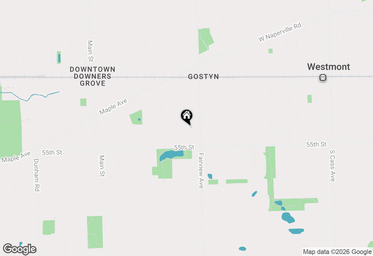 Map of 5333 Grand Avenue, Downers Grove, IL 60515