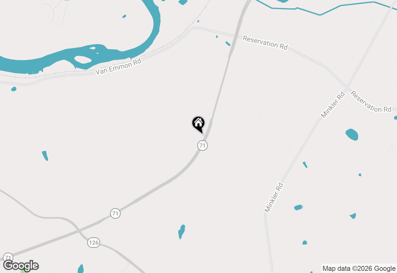 Map of 8032 Shadow Creek Lane, Yorkville, IL 60560