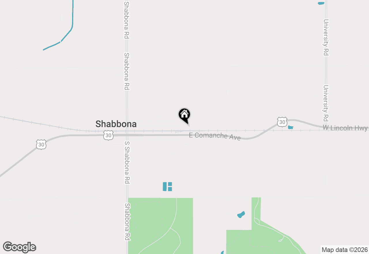 Map of 305 E Navaho Avenue, Shabbona, IL 60550