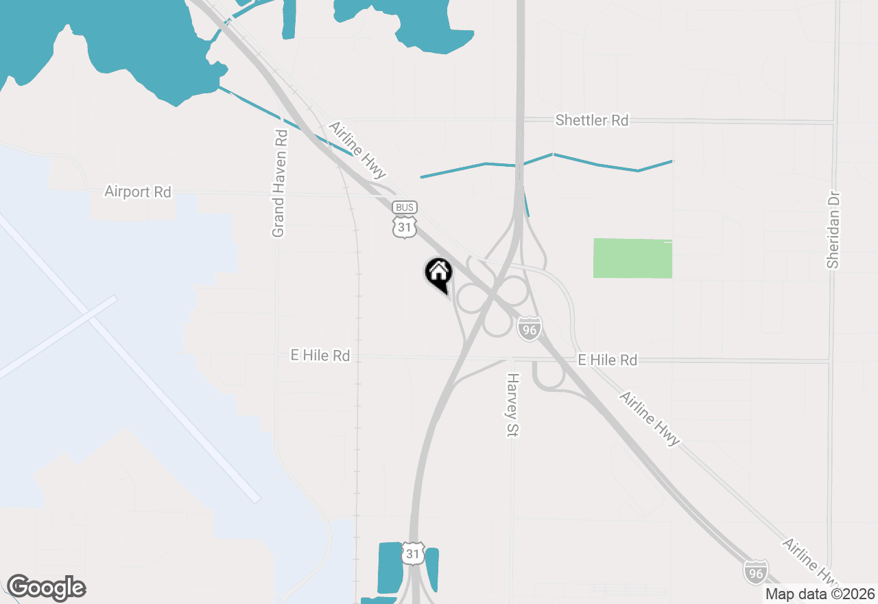 Map of 4470 Poulin Street, Norton Shores, MI 49441