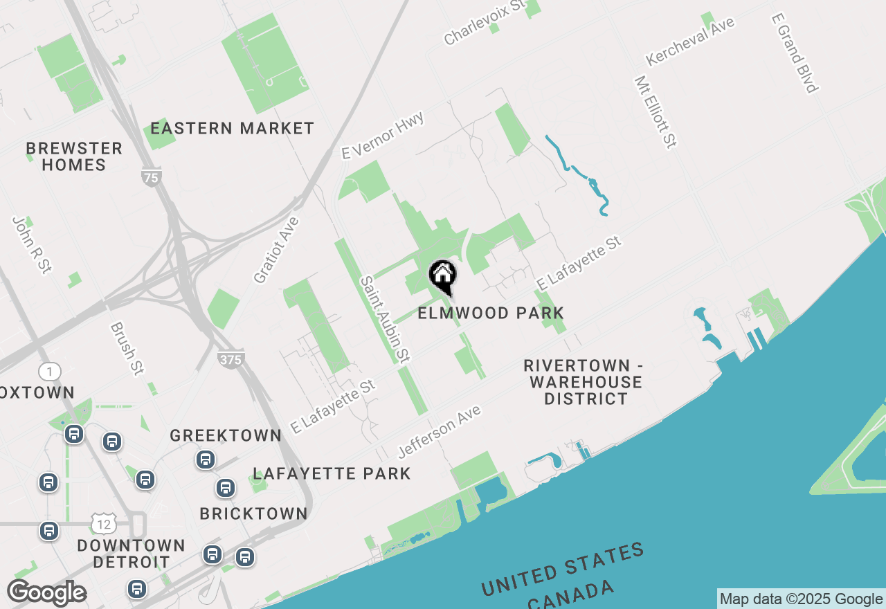 Map of 1118 Stafford Pl Place, Detroit, MI 48207