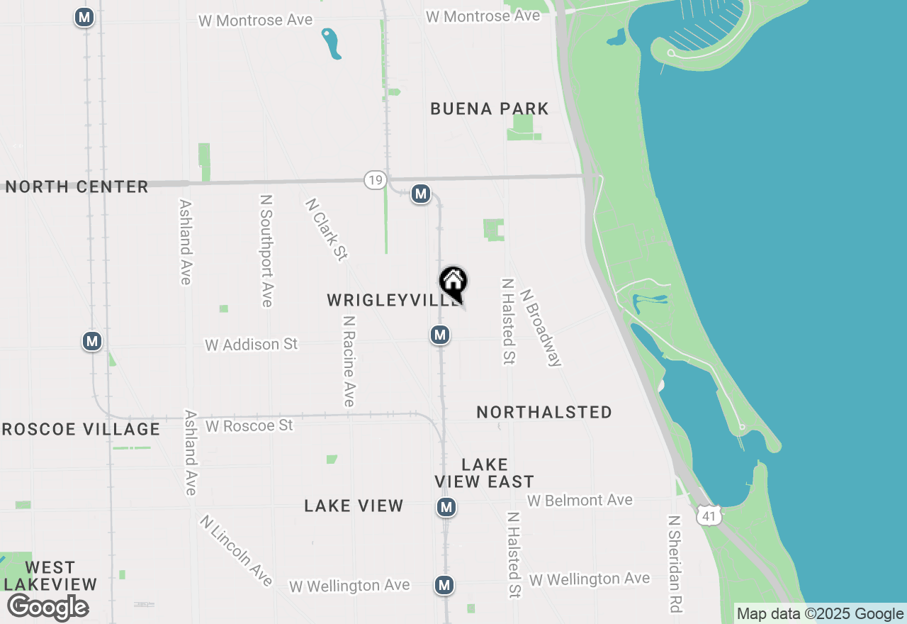 Map of 3641 N Wilton Avenue, Chicago, IL 60613