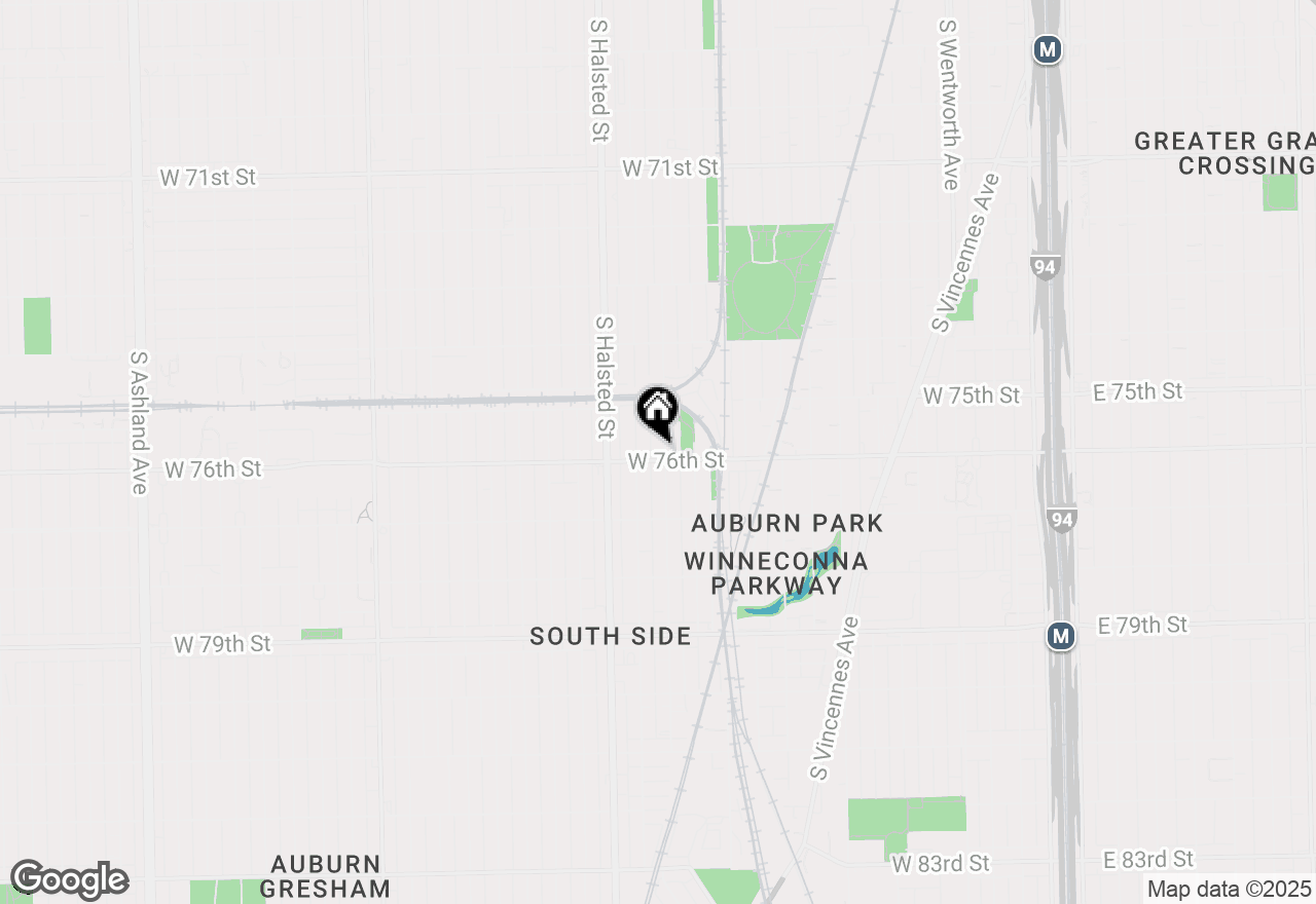 Map of 7552 S Union Avenue #2, Chicago, IL 60620