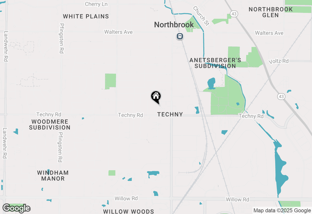 Map of 1947 Summerton Place, Northbrook, IL 60062