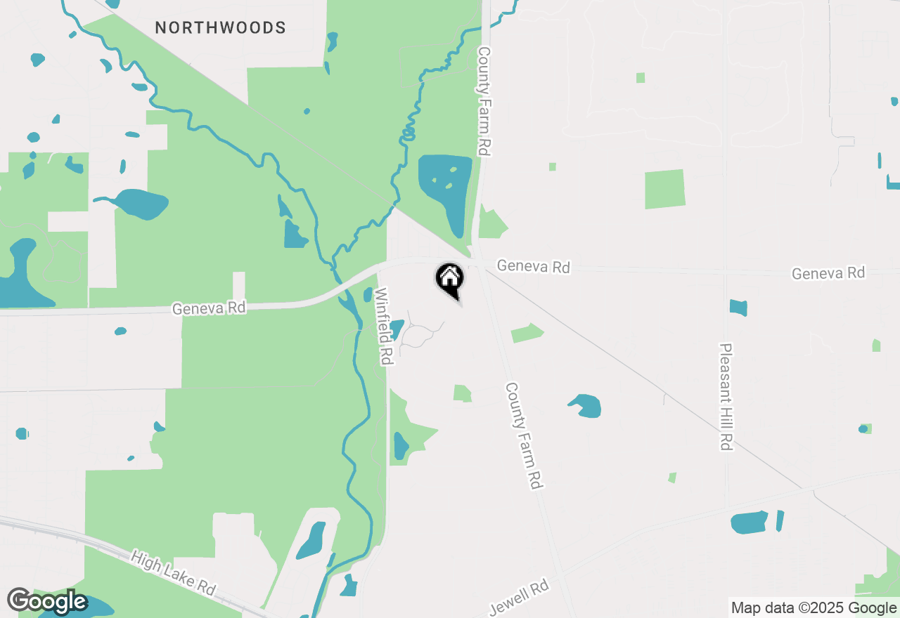 Map of 27W210 Providence Lane, Winfield, IL 60190