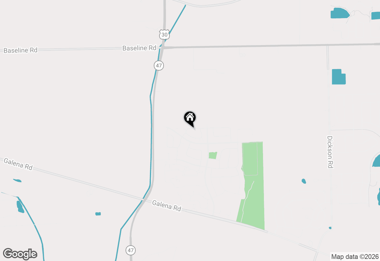 Map of 206 Barrett Drive #A, Yorkville, IL 60560