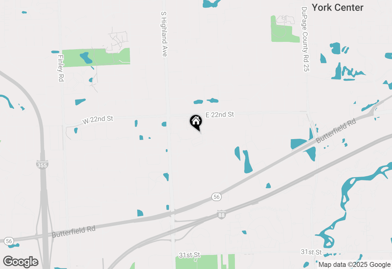 Map of 2260 S Grace Street #402, Lombard, IL 60148