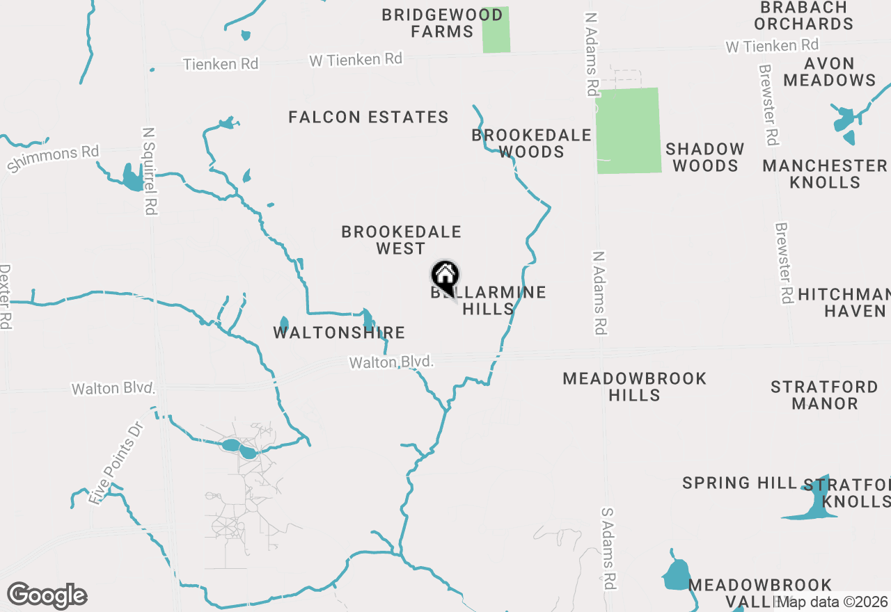 Map of 199 Peregrine Street, Rochester Hills, MI 48309