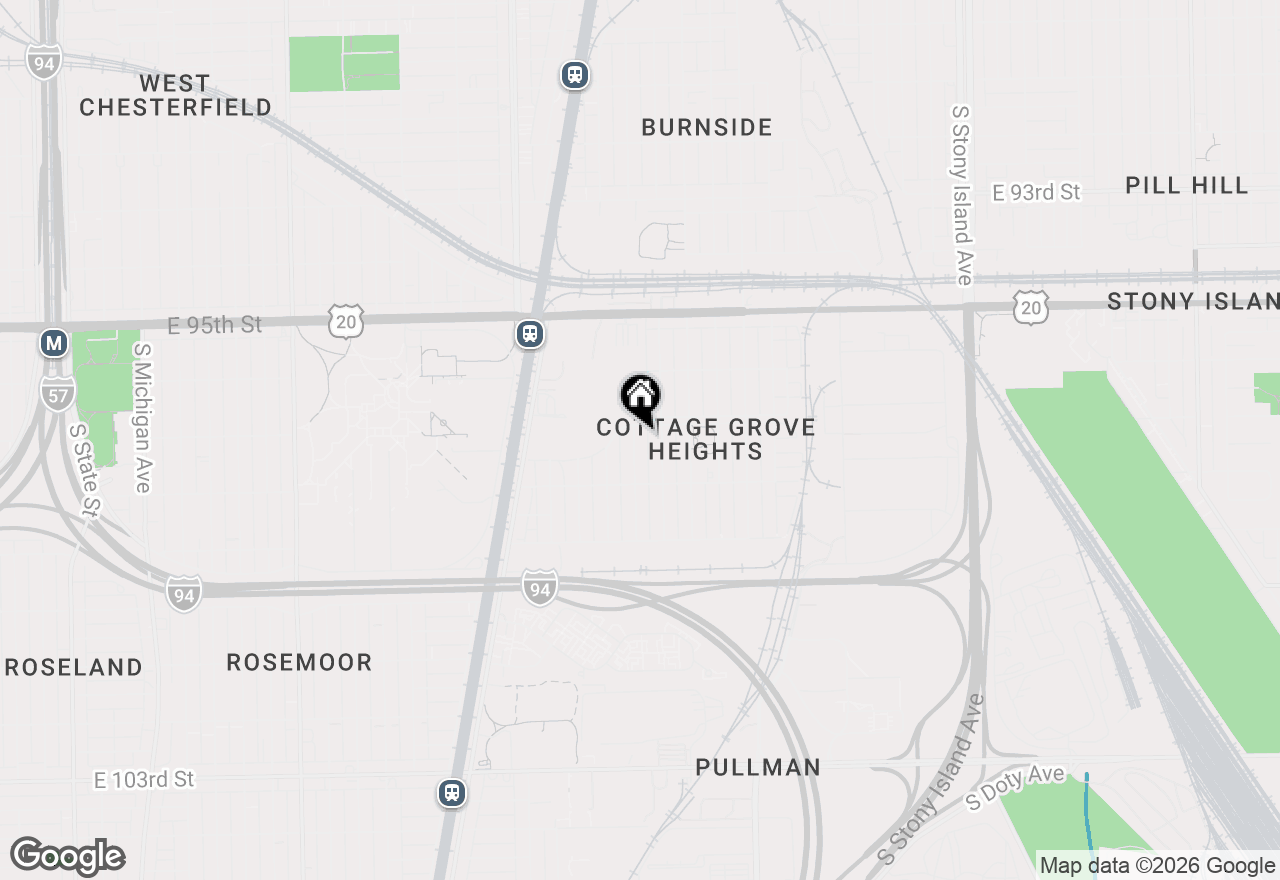 Map of 9713 S Ellis Avenue, Chicago, IL 60628