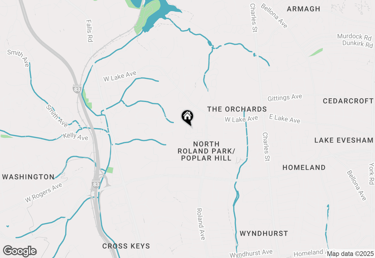 Map of 5708 Visitation Way, Baltimore, MD 21210
