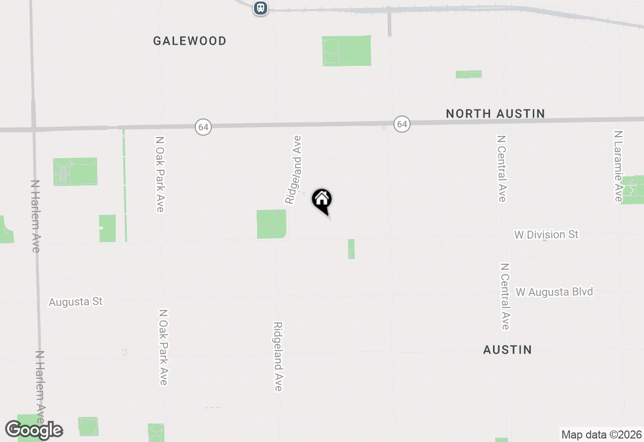 Map of 938 Mapleton Avenue, Oak Park, IL 60302