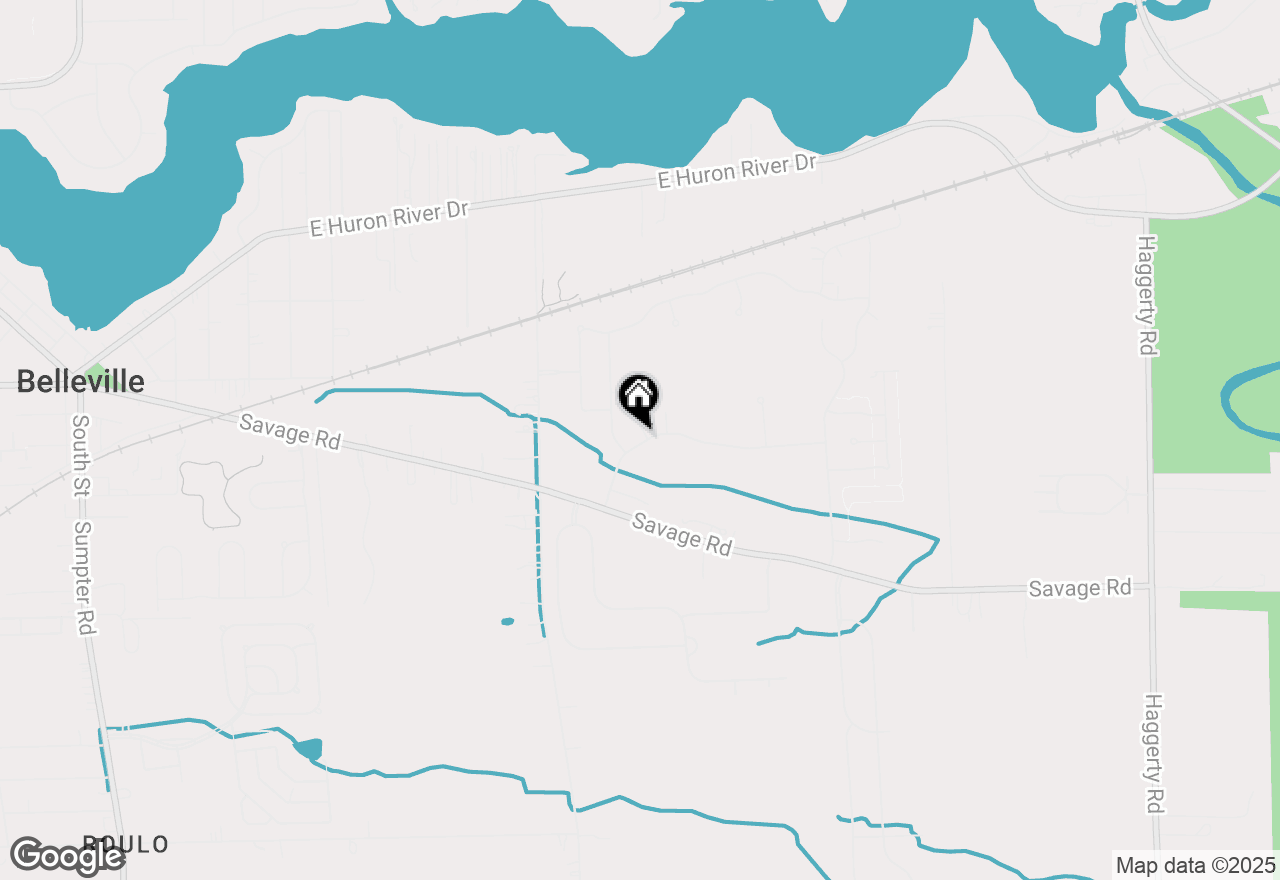 Map of 13375 Stamford Road, Van Buren Twp, MI 48111