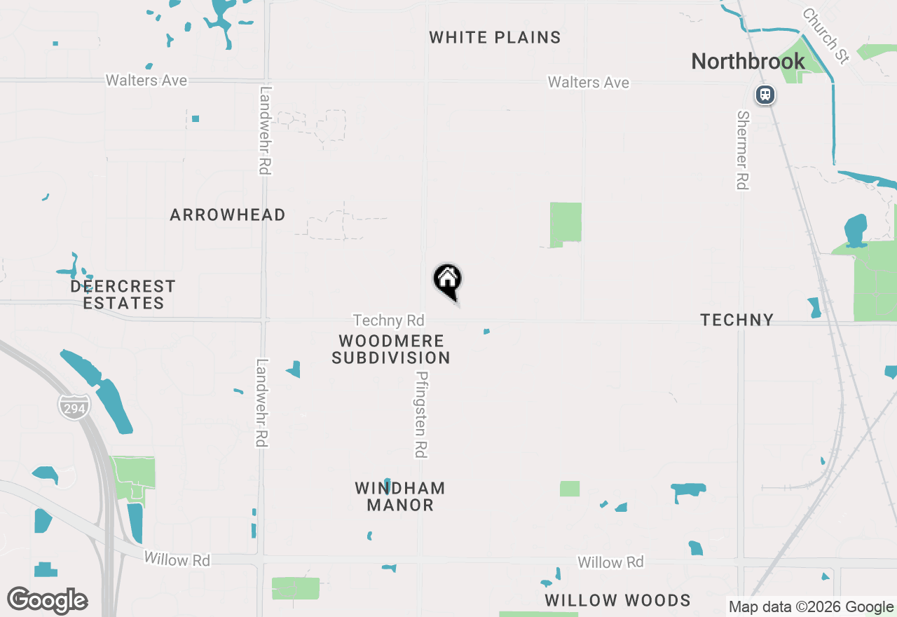 Map of 1938 Birch Road, Northbrook, IL 60062