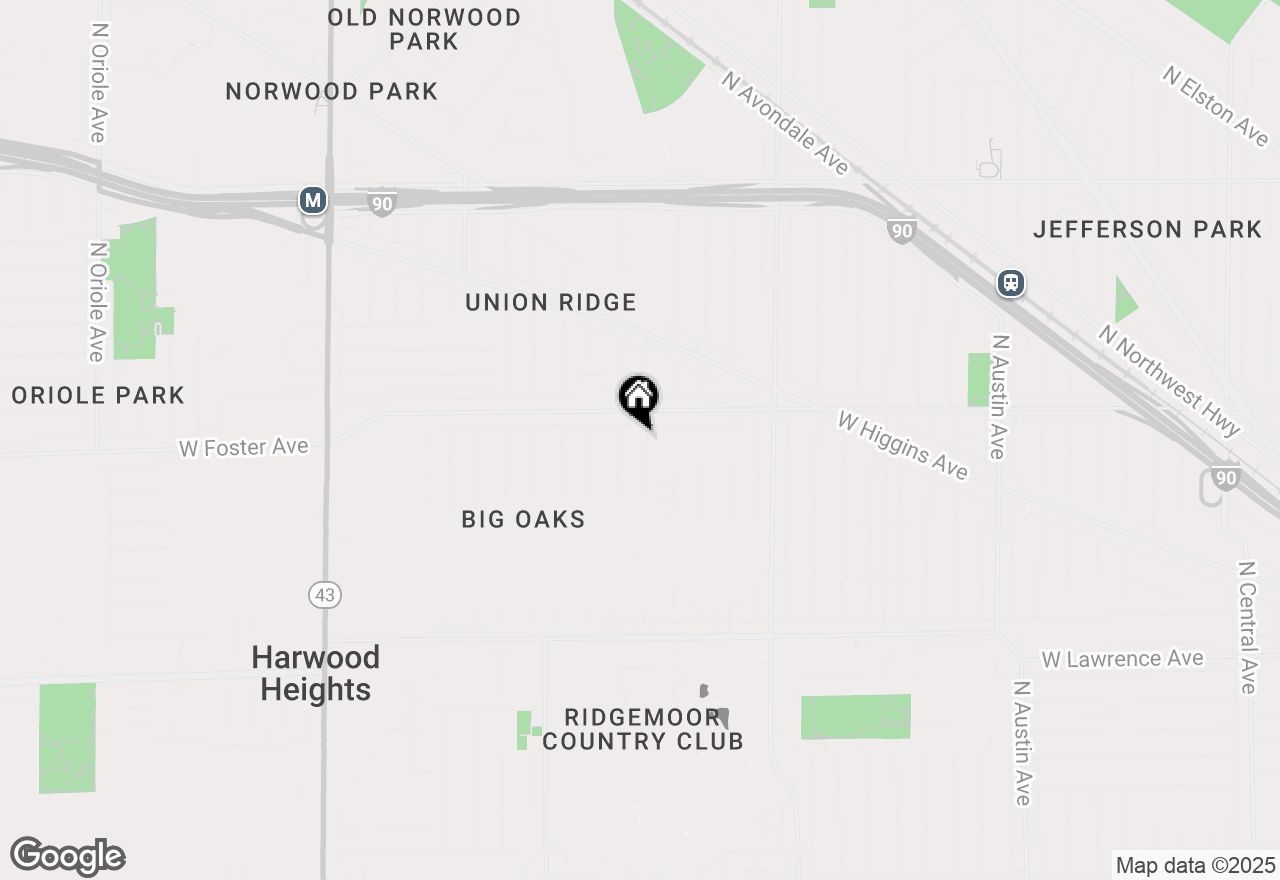 Map of 5129 N Normandy Avenue, Chicago, IL 60656