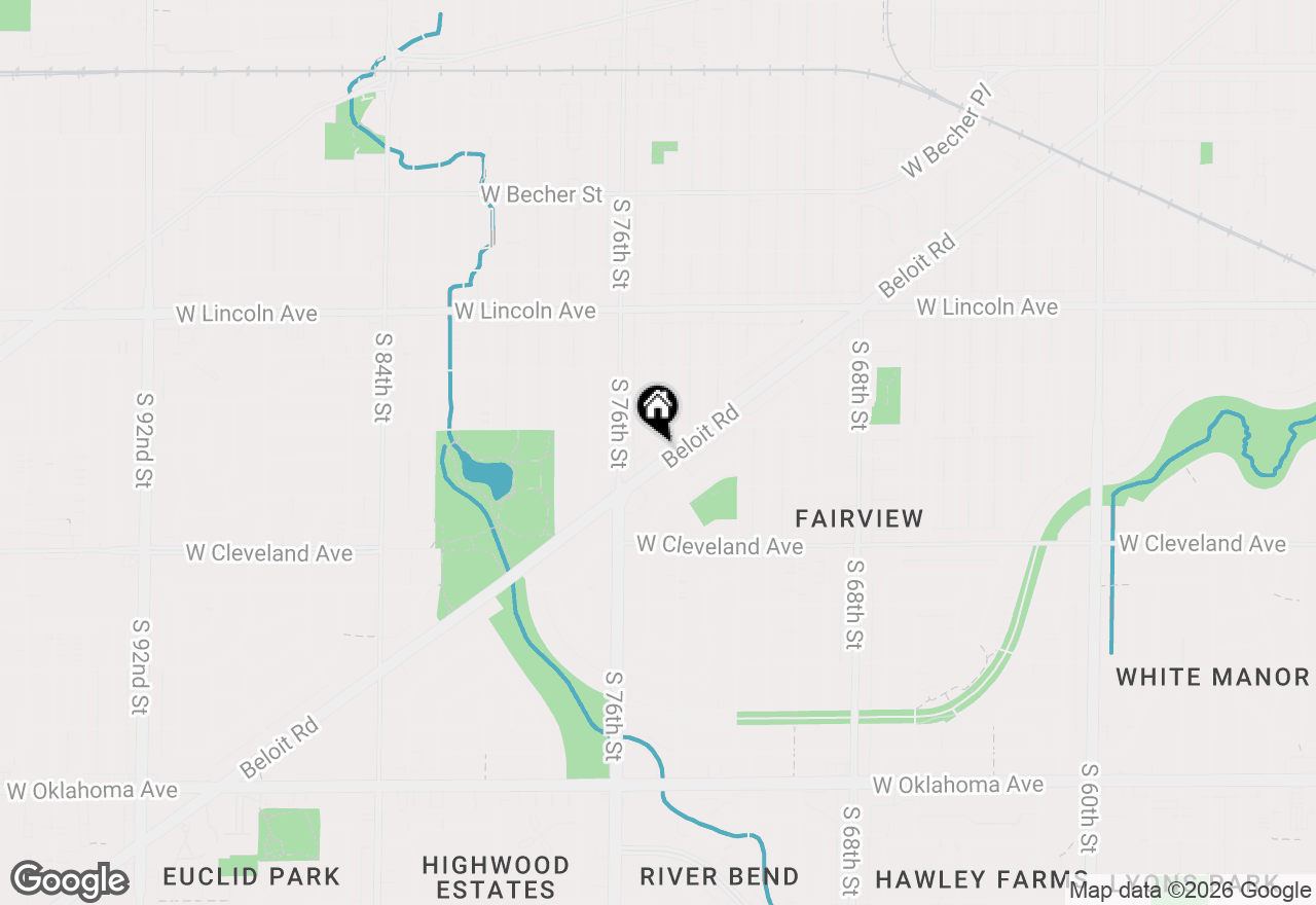 Map of 2538 S 75th St, West Allis, WI 53219