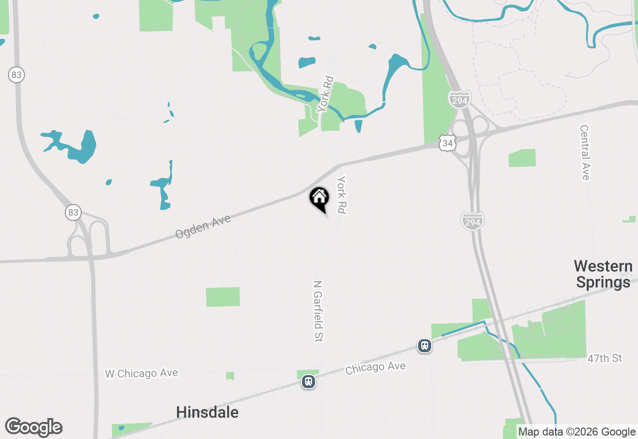 Map of 116 Maumell Street, Hinsdale, IL 60521
