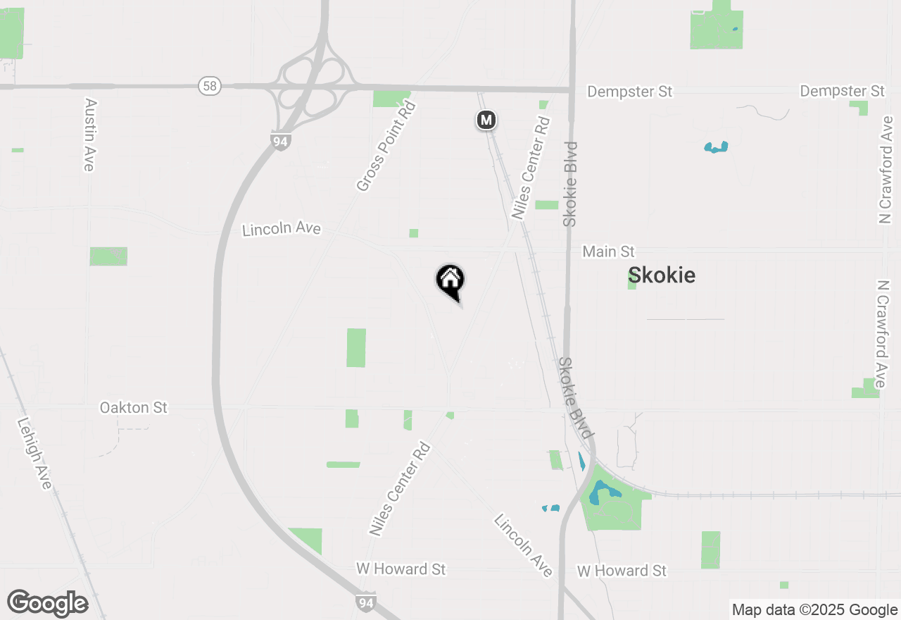 Map of 8245 Lincoln #8245, Skokie, IL 60076