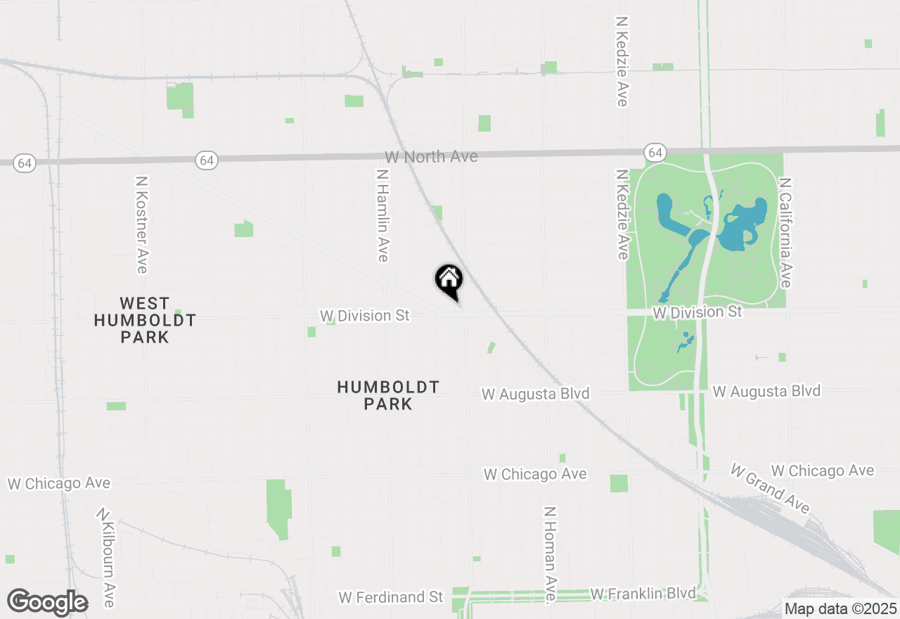 Map of 3622 W Division Street, Chicago, IL 60651