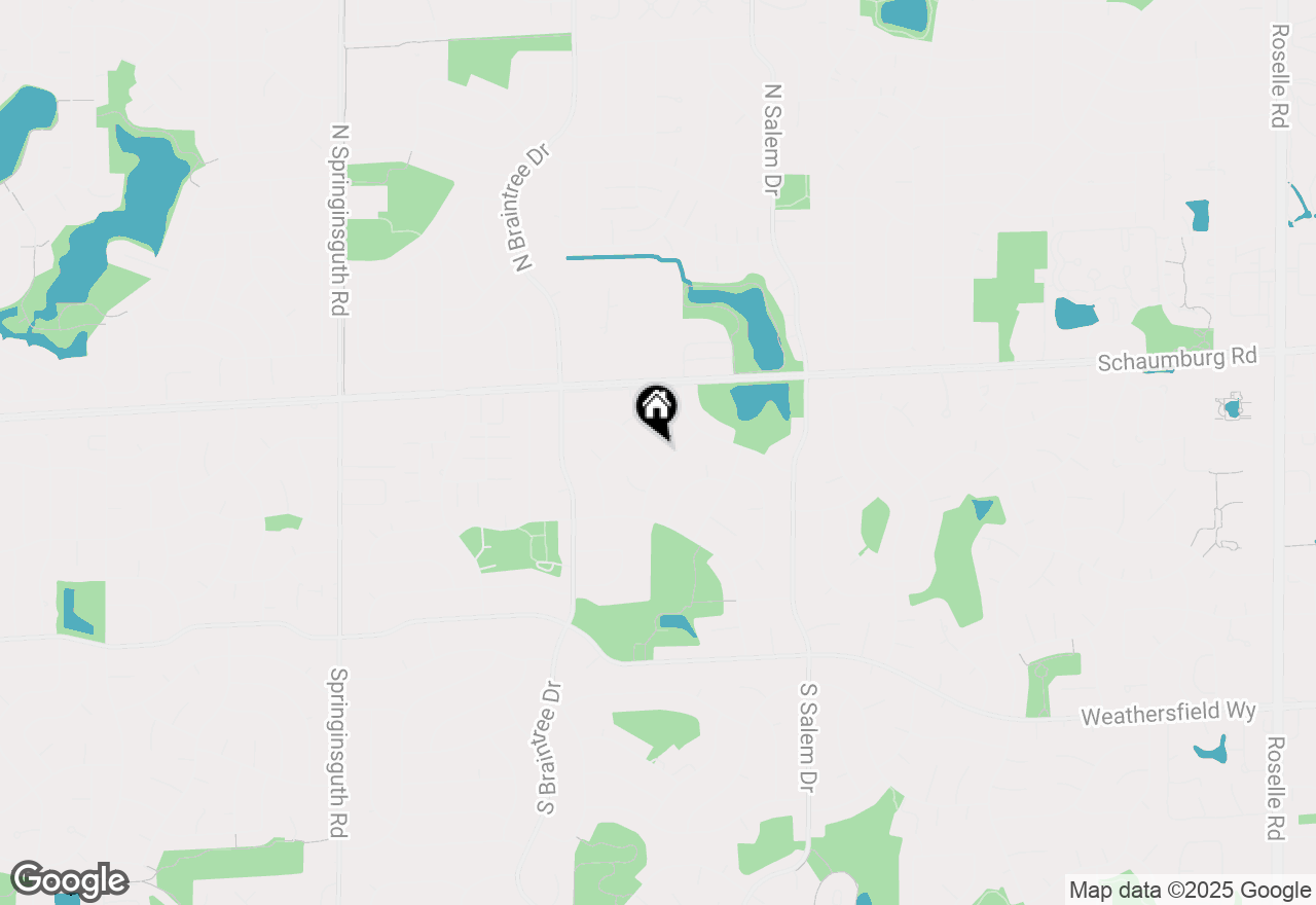 Map of 1024 Charlene Lane, Schaumburg, IL 60193