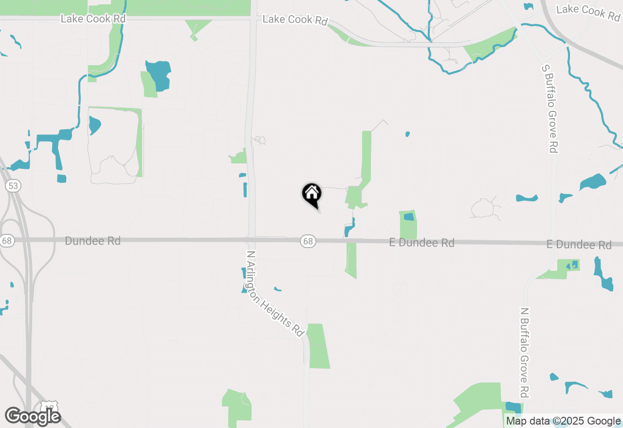 Map of 740 Weidner Road #206, Buffalo Grove, IL 60089