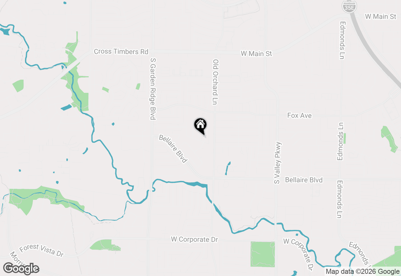 Map of 953 Ramblewood, Lewisville, TX 75067