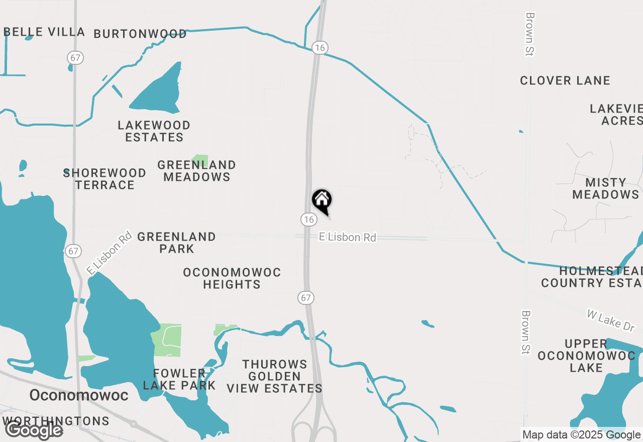 Map of W368N5623 Indianhead Trl, Oconomowoc, WI 53066