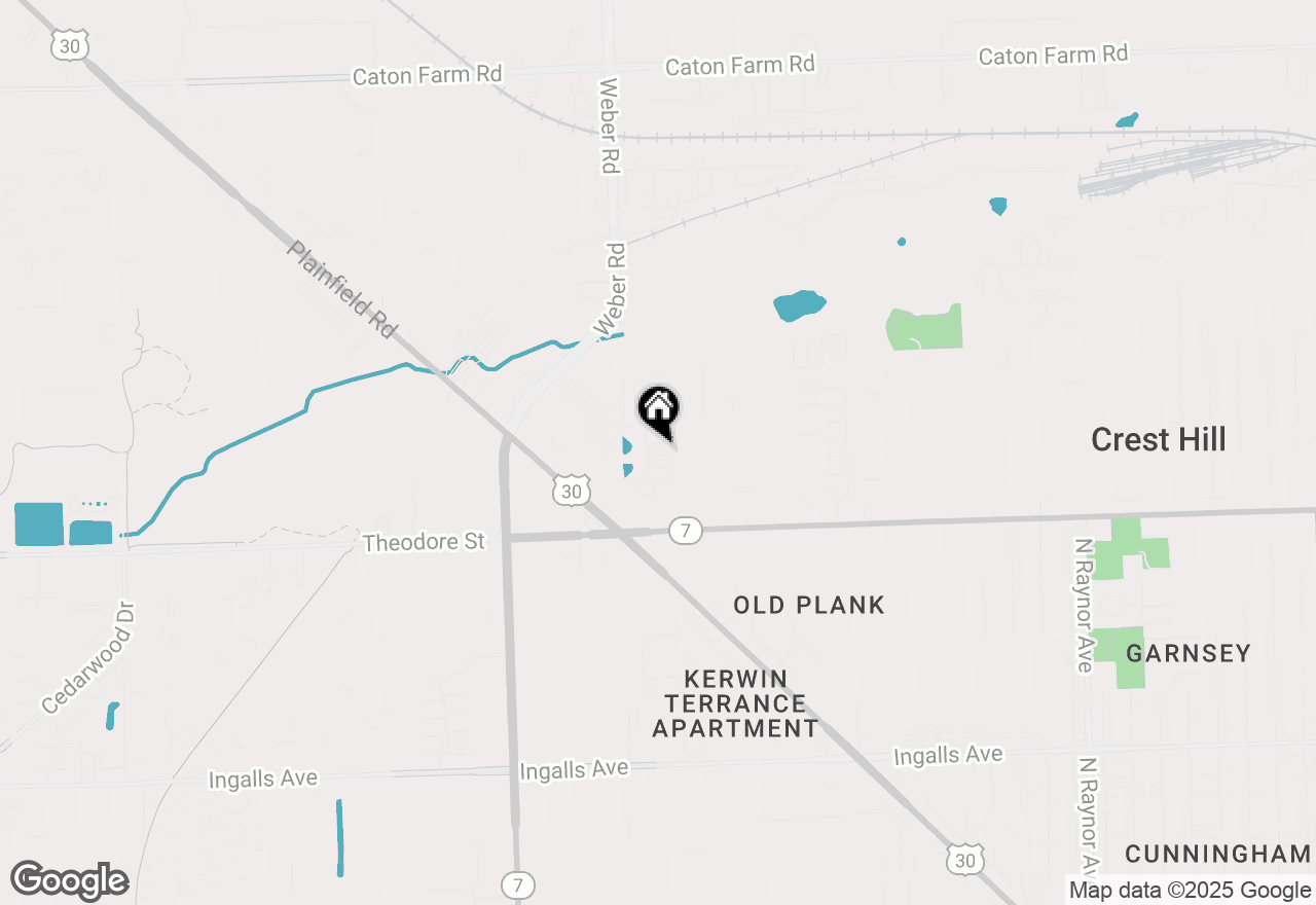 Map of 1700 Willow Circle Drive, Crest Hill, IL 60403